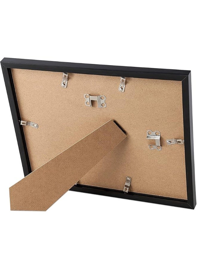 Picture Frame, (21×30cm) Photo Frame Display Pictures, Family Photo Frame for Wall Gallery, Black - Image 3